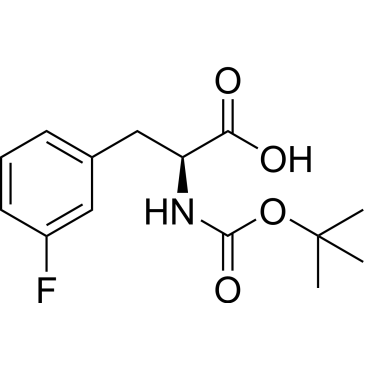 (2S)-2-[(tert-Butoxycarbonyl)amino]-3-(3-fluorophenyl)propionic acid