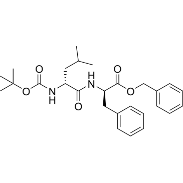 D-Phenylalanine, N-[N-[(1,1-dimethylethoxy)carbonyl]-D-leucyl]-, phenylmethyl ester