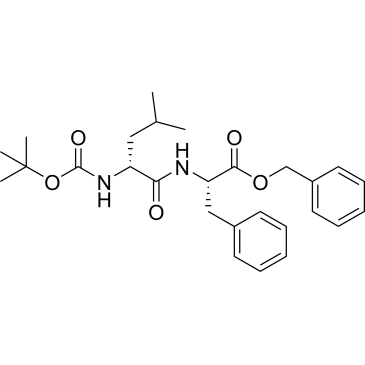L-Phenylalanine, N-[N-[(1,1-dimethylethoxy)carbonyl]-D-leucyl]-, phenylmethyl ester