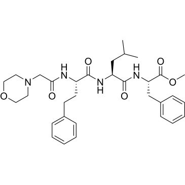 (S)-methyl 2-((S)-4-methyl-2-((S)-2-(2-morpholinoacetamido)-4-phenylbutanamido)pentanamido)-3-phenylpropanoate